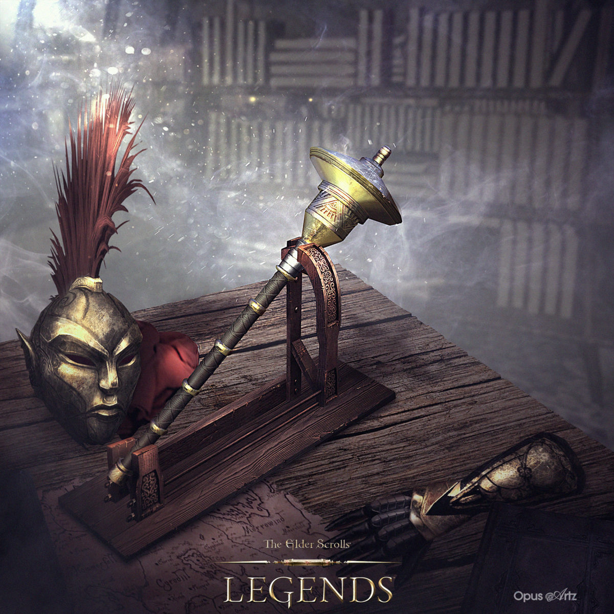 Item Card Illustrations for the Elder Scrolls Legends